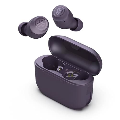 Image of JLab Go Air Pop+ True Wireless Earbuds, in Ear Headphones, Bluetooth Earphones, 35H Playtime Ear Buds, Bluetooth Earbuds with Microphone, USB-C Charging Case, Dual Connect, EQ3 Sound, Violet