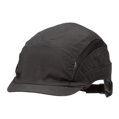 Image of 3M First Base 3 Bump Cap 2030609, Classic, Black Micro Peak, 25mm