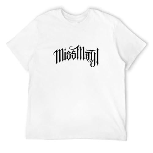 Image of BAILANSI Amako Men's Art Unique Miss May I T Shirt Size XL White