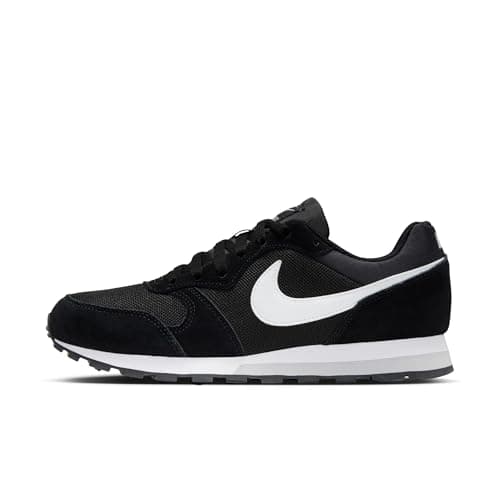 Image of Nike Women's Md Runner 2 Running Shoes, Black/White/Wolf Grey, 2.5