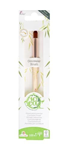 Image of So Eco Concealer Brush – Vegan & Cruelty-Free Precision Concealer & Detail Brush, Soft Synthetic Bristles, Bamboo Handle, Plastic-Free Packaging With a Cornstarch Window