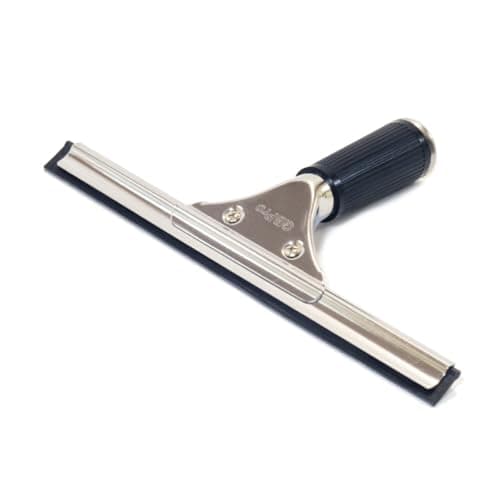 Image of GBPro Professional Window Squeegee Stainless Wiper with Rubber Blade - 15cm/25cm/35cm/45cm - Windows, Bathroom Shower Screen Cleaner, Tiles, Glass - Window Cleaning Equipment