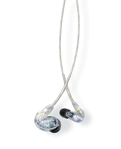 Image of Shure SE215 PRO Wired Earbuds - Professional Sound Isolating Earphones, Clear Sound & Deep Bass, Single Dynamic MicroDriver, Secure Fit in Ear Monitor, Plus Carrying Case & Fit Kit - Clear (SE215-CL)
