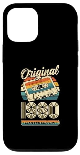 Image of 46th Birthday Retro Vintage 1980 Men Women Case for iPhone 12/12 Pro
