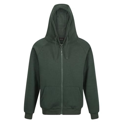 Image of Regatta Professional Mens Pro Full Zip Hoodie Dark Green