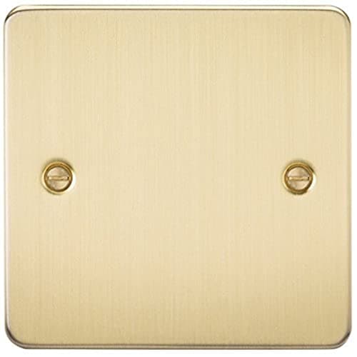 Image of Knightsbridge FP8350BB Brushed Brass FPAV8350BB Flat 1G Blanking Plate