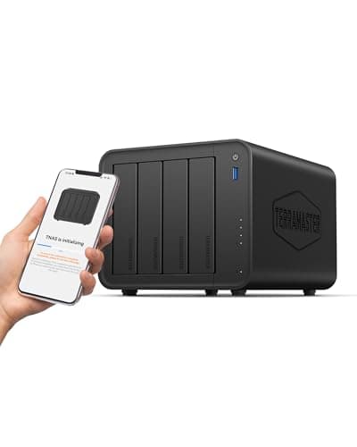 Image of TERRAMASTER F4-425 4-Bay NAS Storage – Intel x86 Quad-Core CPU, 4GB RAM, 2.5GbE LAN, Network Attached Storage Multimedia Server for Home Users (Diskless) (F4-425)