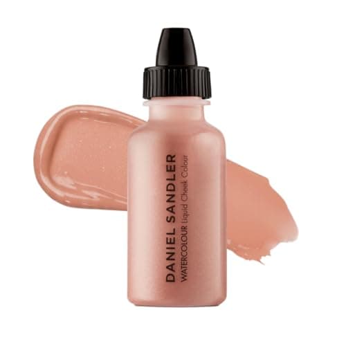 Image of Daniel Sandler WATERCOLOUR LIQUID ILLUMINATOR 'GLOW' 15ml – Liquid Shimmer Makeup, Highlighter – Oil-Free, Lightweight, Buildable & Long-Lasting for Cheeks, Lips & Eyes