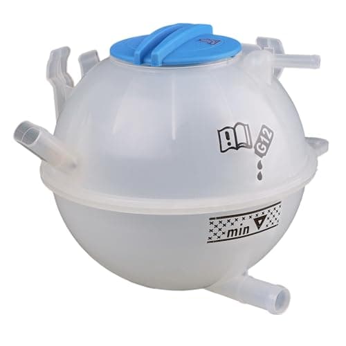 Image of Radiator Coolant Expansion Tank with Cap for Volkswagen A3 Q3 TT 1K0121407A