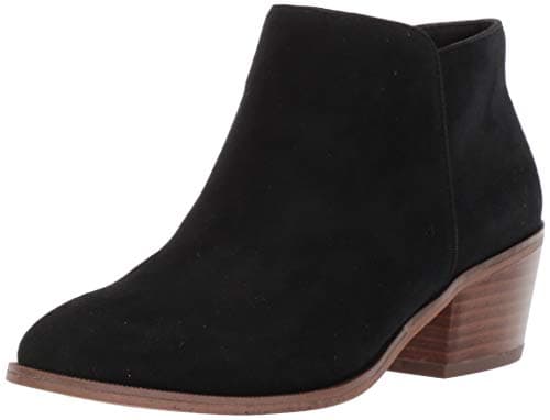 Image of Amazon Essentials Women's Classic Ankle Boots, Black Microsuede, 7 UK
