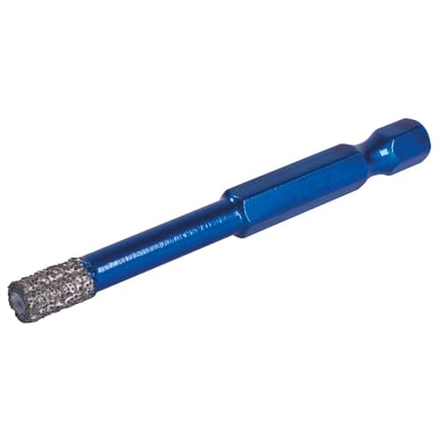 Image of Mexco Wax filled Diamond Tile Drill Bit with Hex Fit for Drilling Porcelain, Ceramic, Stone – 6mm
