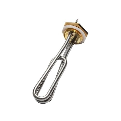 Image of LUNMENGCC 110V 220V DN32 BSP Copper Thread Immersion Water Heating Element 1KW 1.5KW 2KW 2. Solar Folded Heater Boiler for RV