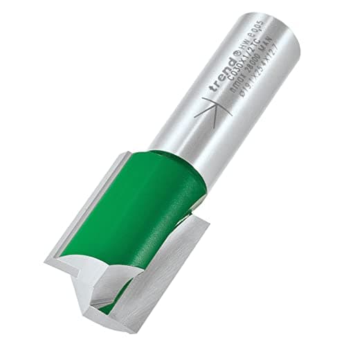 Image of Trend CraftPro Straight Two Flute Router Cutter, 1/2 Inch Shank, 19.1mm Cut Diameter, 25.4mm Cut Length, Tungsten Carbide Tipped, C030X1/2TC