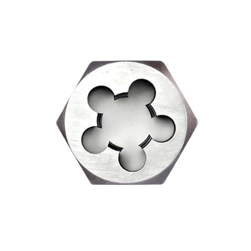 Image of LCANALLYMS Tap and die set, Right Hand Thread Hexagon Die Nuts UNC UNF 1/4 5/16 3/8 1/2, Clockwise Hex(3/8x16)