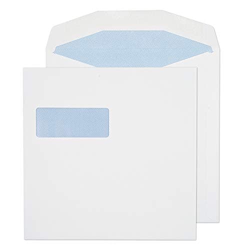 Image of Blake Purely Everyday 220 x 220 mm 100 gsm Mailer Gummed High Window Envelopes (5708) White - Pack of 500