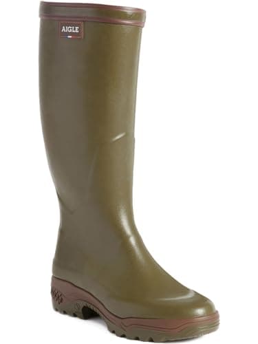 Image of Aigle Unisex Adults' Parcours 2 Wellington Boots, Green (kaki), 11 UK (46 EU)