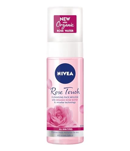 Image of NIVEA Cleansing Face Mousse Rose Touch, 150 ml (Pack of 2)