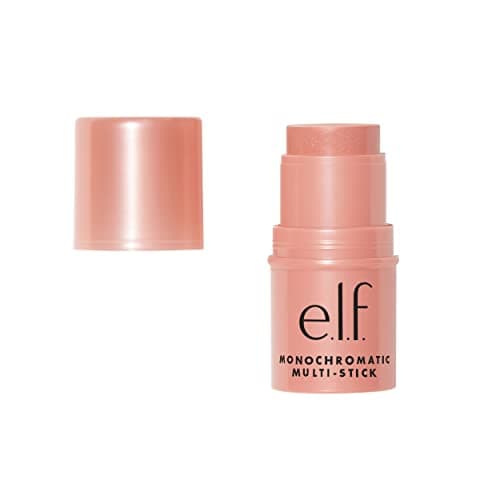 Image of e.l.f. Monochromatic Multi Stick, Luxuriously Creamy & Blendable Colour, For Eyes, Lips & Cheeks, Glistening Peach, 0.17 Oz (4.4g)