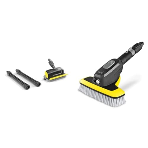 Image of Kärcher PS 30 Plus & WB 7 Plus 3-in-1 Corded Electric Wash Brush, 3 Functions: Foam Jet, High-Pressure Flat Spray Nozzle, Soft Brush, Original Accessory for Kärcher Pressure Washer K 2-K 7