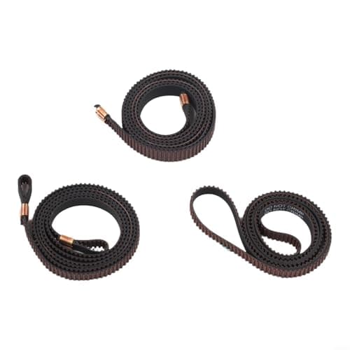 Image of 3-Piece Timing Belt Kit Rubber Replacement Belts for Kobra3 For 3D Printer X, Y, and Z Designed for Accurate Printer Function