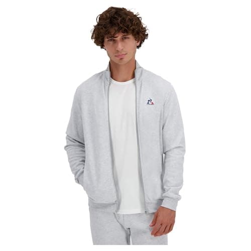 Image of Le Coq Sportif Unisex ESS FZ Sweat N°2 M Sweater Vest, Grey