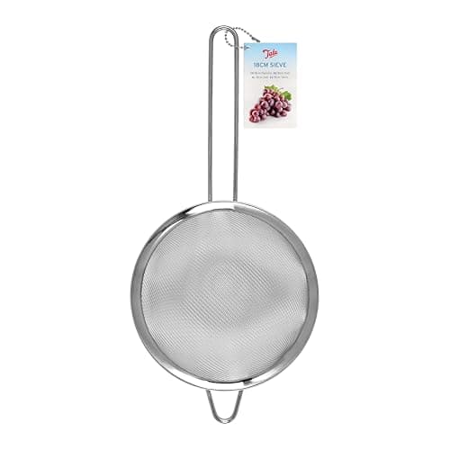 Image of Tala Stainless Steel Strainer, 18cm Diameter with fine Mesh, Perfect for washingand Straining Fruit, Vegetables, Rice and Salad goods