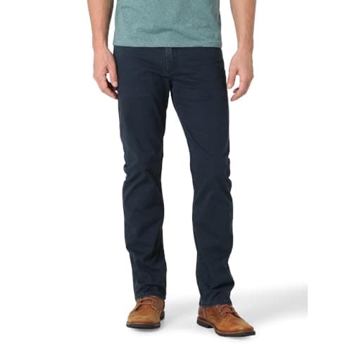 Image of Wrangler Authentics Men's Slim Fit Straight Leg Jean, Dark Sapphire, 34W / 34L