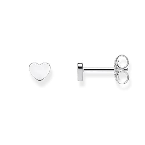 Image of Thomas Sabo Women Stud Earrings Heart 925 Sterling Silver H1970-001-12