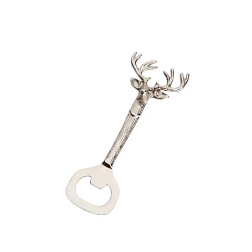 Image of Stag's Head with Antlers Metal Bottle Opener, Ideal for Beer Bottles etc.