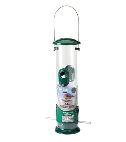 Image of Peckish All Weather Metal Bird Seed Feeder, Large