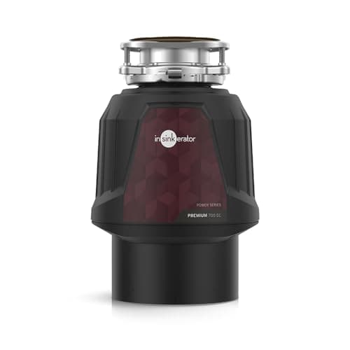 Image of InSinkErator Premium 700 EC Food Waste Disposal Unit for Sink Use with Air Switch - Kitchen Sink Accessories, Gadgets - 20.9 x 20.9 x 31.2 cm - Black
