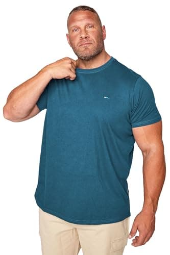 Image of BadRhino Big & Tall Ocean Blue Core T-Shirt - Men's - Plus Size Curve