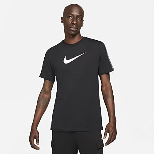 Image of Nike DM4685 M NSW REPEAT SS TEE T-shirt mens black/white L