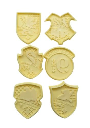 Image of Harry Potter Cookie Cutters 6-Piece Polypropylene