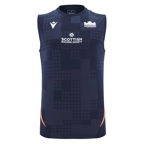 Image of Edinburgh Rugby 2025/26 Mens Training Poly Vest Blue