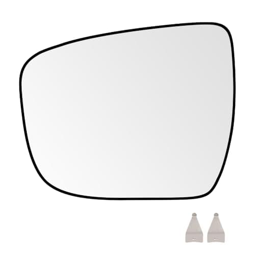 Image of SENZEAL Wing Mirror Glass Heated Passenger Side for Nissan Juke 2014 2015 2016 2017 2018 2019 96366BV81A (Left)