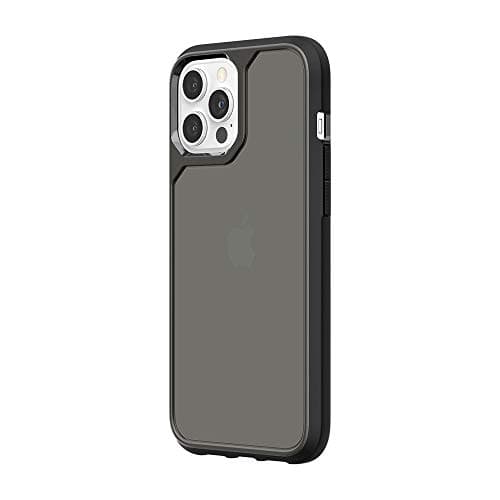 Image of Griffin GIP-053-BLK Survivor Strong Case | Military Standard for Apple iPhone 12 Pro Max (6.7 Inches) - Transparent Black