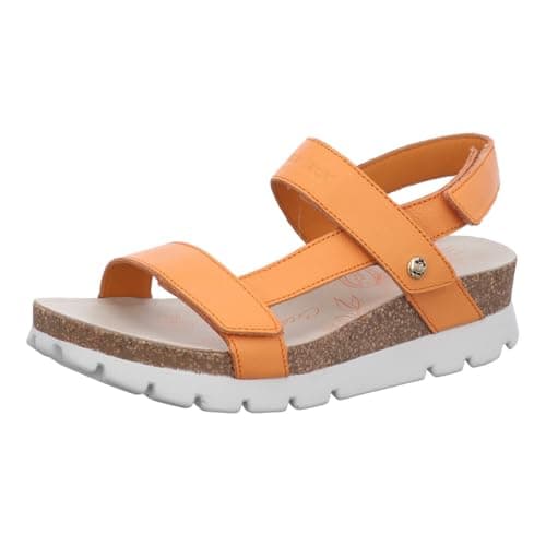Image of Panama Jack Women's Selma Flat Sandal, Naranja B14, 7 UK