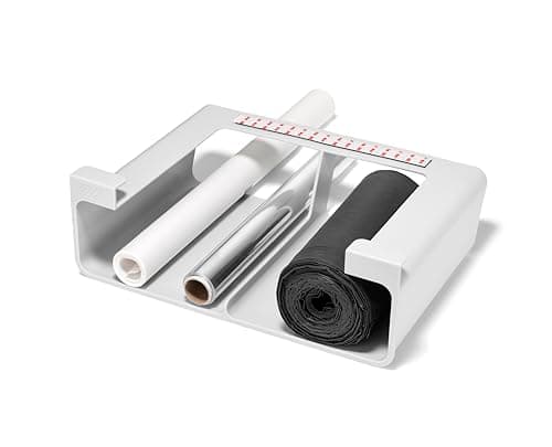 Image of Joseph Joseph CupboardStore Large Under-Shelf Film, Foil and Bag Organiser, Kitchen Space Saving Storage, Recycled Plastic