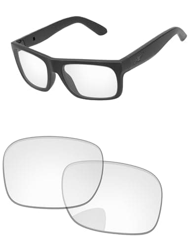 Image of PapaViva Replacement Lenses Compatible with Arnette Drop Out AN4176 Sunglass HD Clear Non-polarized
