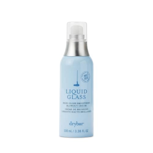 Image of Drybar Liquid Glass High-Gloss Smoothing Blowout Cream 100ml | Sleek, Shiny Blow-Dry for 72-hours* | Instant Glass-Like Finish* | Salon-Quality Glossy Finish