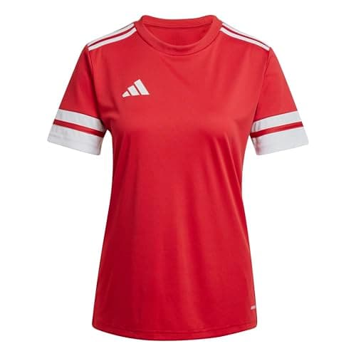 Image of adidas Women's SQUADRA25 Jersey Short Sleeve, Team Power Red 2 / White, M