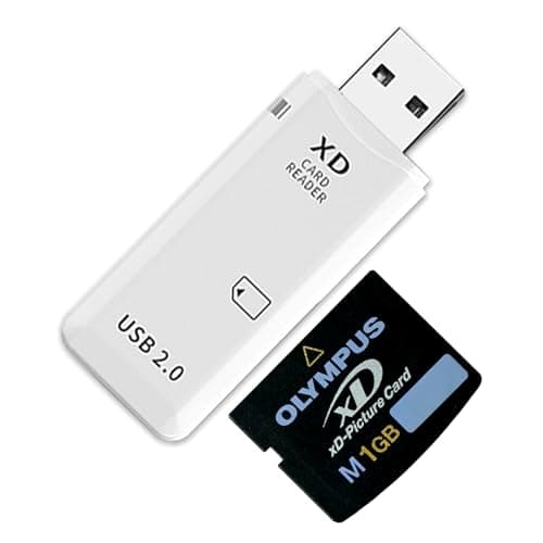 Image of USB 2.0 XD Memory Card Reader USB XD Card Reader Portable Compact Flash Card Reader Plug & Play Quick Card Reading Adapter Up to 480MBs for Fuji Olympus Supports Windows + Mac XD Picture Card Reader