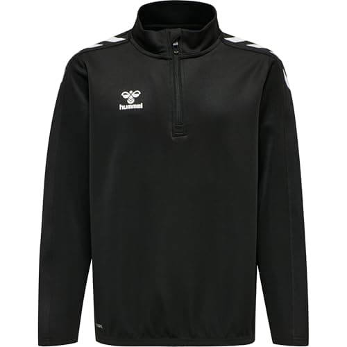 Image of hummel Core XK Poly Half Zip Sweatshirt 6 Years Black