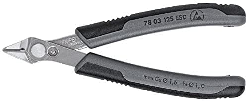 Image of Best Price Square CUTTER, SIDE, ESD 78 03 125 ESD By KNIPEX