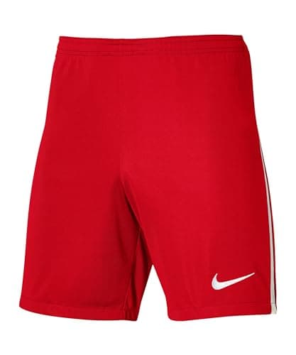 Image of NIKE DR0968-657 Y NK DF LGE Knit III Short K Shorts Unisex University RED/White/White Size M