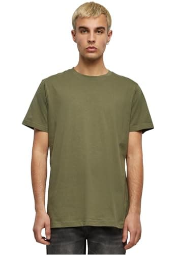 Image of Build Your Brand Men's Basic Round Neck T-Shirt T-Shirt, Olive, XL