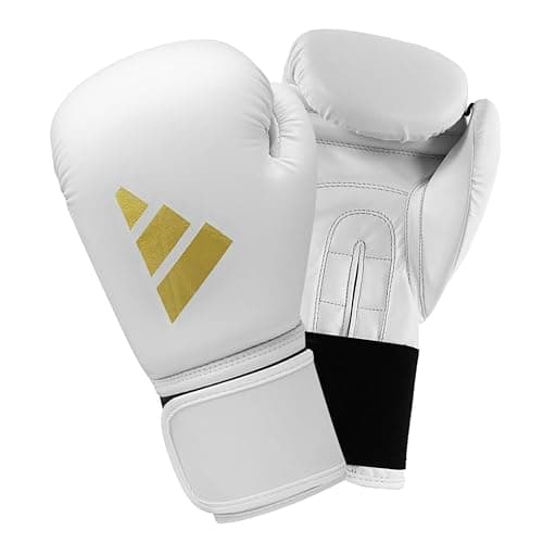 Image of adidas Unisex Speed 50 Training Boxing Gloves White 10oz