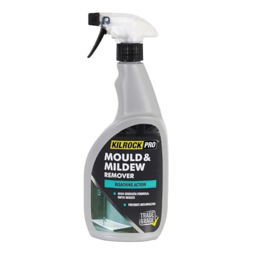 Image of Kilrock PRO - Mould & Mildew Remover 750ml - Eliminates Mould from Sealant, Tiles, Plaster & Grout - For Poor Air Circulation & Damp