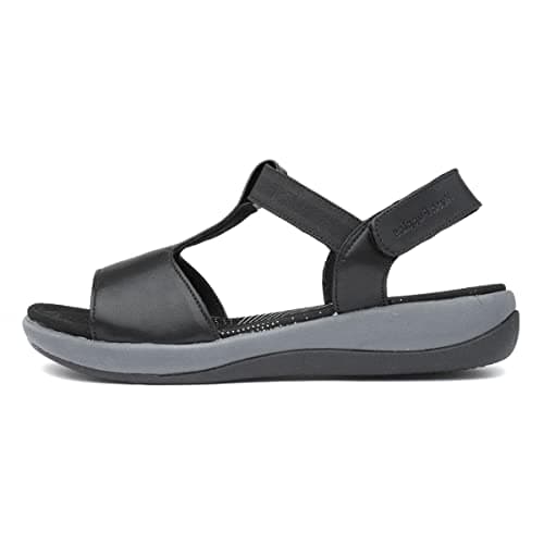 Image of Hush Puppies Women's Sylvie Sandal, Black, 4 UK